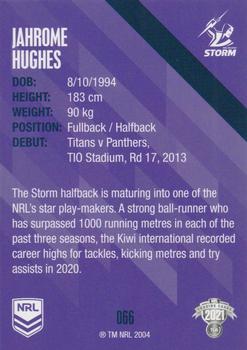 2021 NRL Traders #066 Jahrome Hughes Back